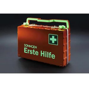 Söhngen Erste-Hilfe-Koffer DYNAMIC-GLOW L, orange, Füllung nach DIN 13169 –  Böttcher AG