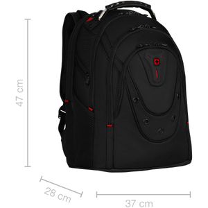 Produktbild für Laptop-Rucksack Wenger Ibex Ballistic Deluxe, 606493, schwarz