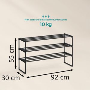 Produktbild für Schuhregal Songmics LSA303B02, aus Metall
