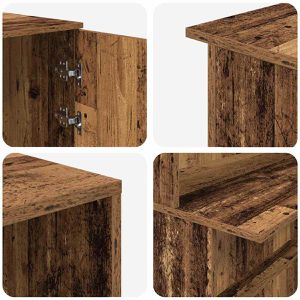 Produktbild für Empfangstheke vidaXL 3324212, altholz braun