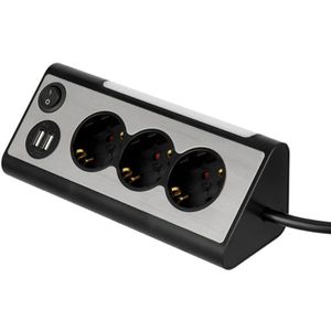 Produktbild für Tischsteckdose REV-Ritter Light Socket, 1,4 m Schuko Kabel