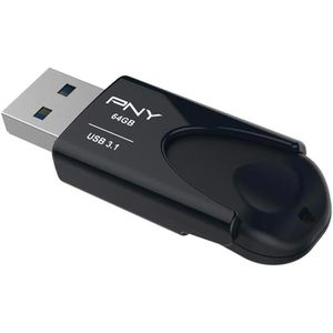 Produktbild für USB-Stick PNY Attaché 4, FD64GATT431KK-EF, 64 GB