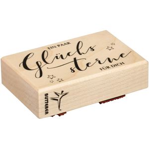 Produktbild für Motivstempel Rayher 29215000 Glückssterne, aus Holz