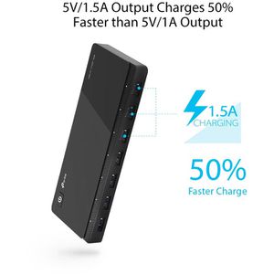 Produktbild für USB-Hub TP-Link UH700, schwarz, mit Netzteil