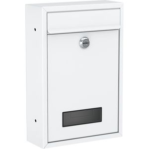 Briefkasten BASI BK 100M, weiß, aus Stahl