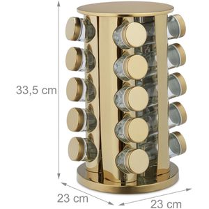 Produktbild für Gewürzkarussell Relaxdays 10043586, drehbar