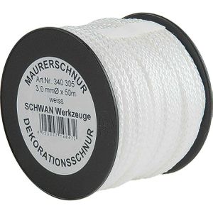 Maurerschnur Schwan 340305, weiß