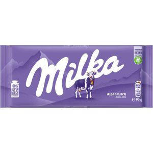Tafelschokolade Milka Alpenmilch