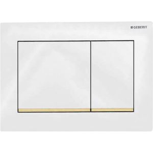 Produktbild für Betätigungsplatte Geberit Omega20, aus Kunststoff, für WC
