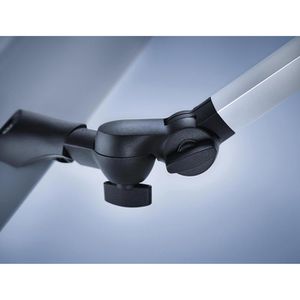 Produktbild für Schreibtischlampe Waldmann Taneo STZL 36, silber, LED, dimmbar