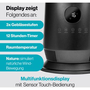 Produktbild für Ventilator Proficare PC-TVL 3152, anthrazit, 86 cm