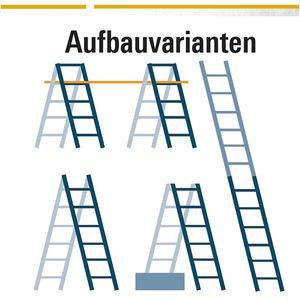 Produktbild für Teleskopleiter Layher Topic 1058, Länge 5,25m