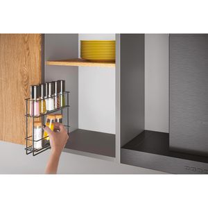 Produktbild für Gewürzregal Metaltex In&amp;Out 360850000, lava, mit 2 Etagen