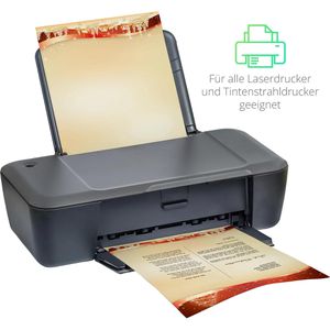 Produktbild für Weihnachtsbriefpapier tatmotive rot-golden