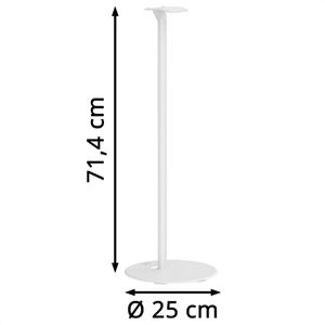 Produktbild für Lautsprecherständer myWall HS44WL, weiß, aus Metall, 2 Stück