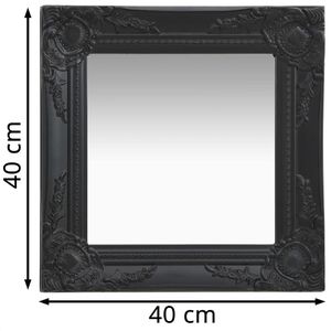 Produktbild für Wandspiegel vidaXL 320307, barock, quadratisch