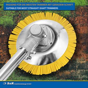 Produktbild für Drahtbürste S&amp;R 135.200.101, Unkrautbürste