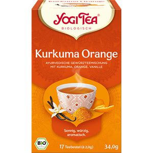 Produktbild für Tee YogiTea Kurkuma Orange, BIO