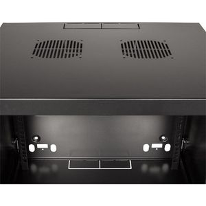 Produktbild für Netzwerkschrank LogiLink Single Section, W09F64B, 19 Zoll