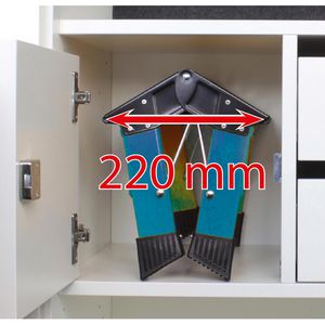 Produktbild für Klapptritt Krause Treppy PlusLine, 130341, blau, aus Aluminium
