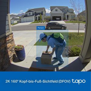 Produktbild für Türklingel Tapo D210, Funk Set, mit Kamera