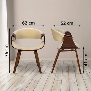 Produktbild für Esszimmerstuhl CLP Foley, 323115