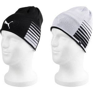 Produktbild für Wintermütze PUMA LIGA Reversible Beanie, schwarz