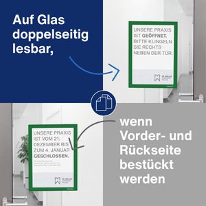Produktbild für Inforahmen Magnetoplan 1131905 magnetofix, A4