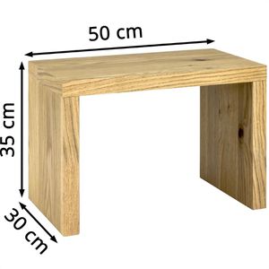 Produktbild für Beistelltisch Haku-Möbel 15625, eiche, aus Holz