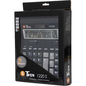 Produktbild für Taschenrechner TWEN 1220 S, mit MwSt-Berechnung