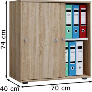 Produktbild für Schiebetürenschrank VCM Lona L, abschließbar