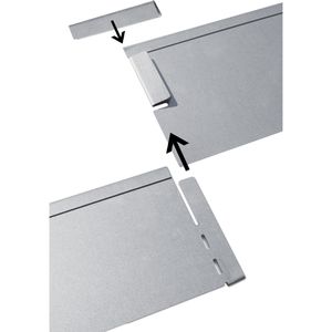 Produktbild für Rasenkante Meister WU9957600, silber, UV-beständig, flexibel