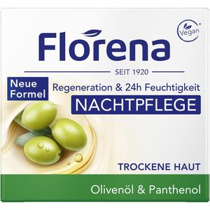Produktbild für Nachtcreme Florena 24h Feuchtigkeit Nachtpflege