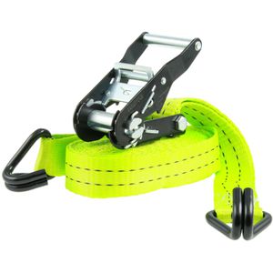 Produktbild für Spanngurt Sandax 297, grün, mit Haken &amp; Ratsche