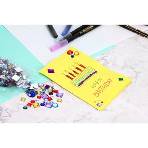 Produktbild für Bastelset Folia Schmucksteine Sparkling Basics