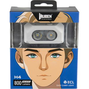 Produktbild für Stirnlampe Wuben H4 LED, wiederaufladbar