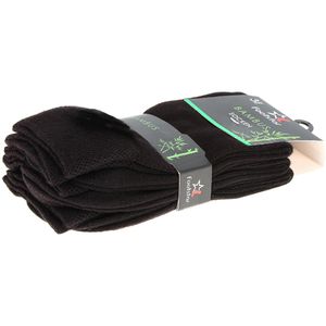 Produktbild für Socken Footstar Bambus Socken, schwarz, 6 Paar