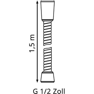 Produktbild für Duschschlauch Wenko 24003100, verchromt