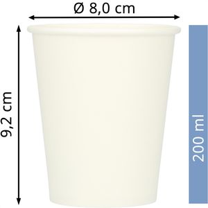 Produktbild für Trinkbecher Böttcher-AG weiß