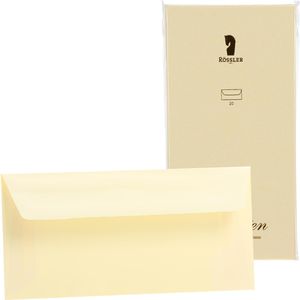 Briefumschläge Rössler-Papier ivory, DIN lang