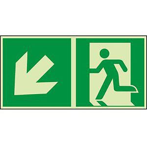 Hinweisschild Abtec ISO 7010 E001+E005, Folie