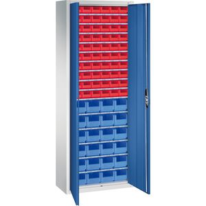 Magazinschrank CP-Möbel Serie 13, grau / blau