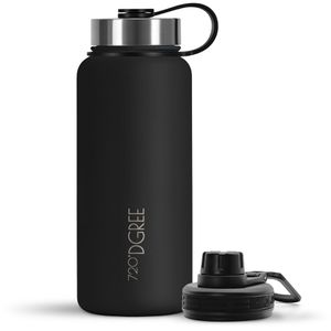 Trinkflasche 720DGREE noLimit Onyx Black, isoliert