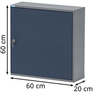 Produktbild für Werkzeugschrank Küpper 70363, aus Metall, grau / blau