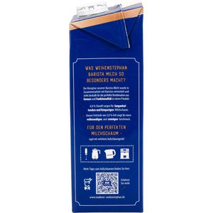 Produktbild für Milch Weihenstephan H-Barista Milch, Fettgehalt 3,0%