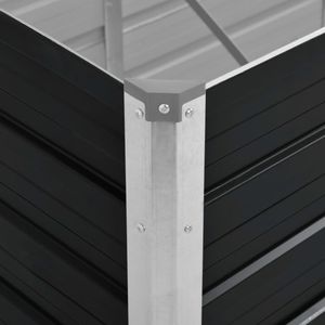 Produktbild für Hochbeet vidaXL 45726, aus verzinktem Stahl