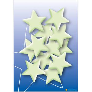 Produktbild für Sticker Herma Leuchtsticker, 15019, Sterne Mini