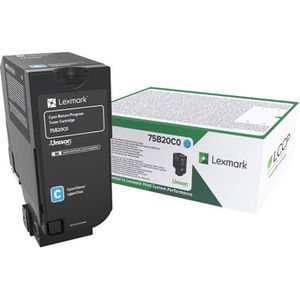 Produktbild für Toner Lexmark 75B20C0 Prebate, cyan