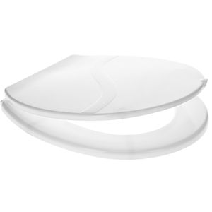 Produktbild für WC-Sitz Nölle 395010, oval, aus Kunststoff