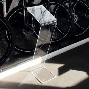 Produktbild für Infoständer Böttcher-AG Caption aus Acrylglas, transparent, A4